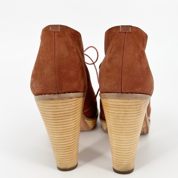 Cole Haan Stephanie Boots Ankle Booties Lace Up Oxford Stiletto Heel Shoes - Picture 2 of 8